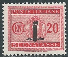 1944 RSI SEGNATASSE 20 CENT MNH ** - RC29-6 - Portomarken