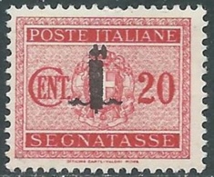 1944 RSI SEGNATASSE 20 CENT MNH ** - RC29-9 - Strafport