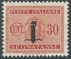 1944 RSI SEGNATASSE 30 CENT MH * - RC29-6 - Taxe