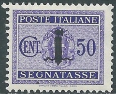 1944 RSI SEGNATASSE 50 CENT MNH ** - RC29-6 - Taxe