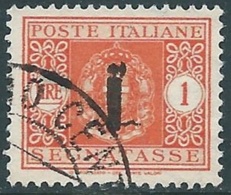 1944 RSI SEGNATASSE USATO 1 LIRA - RC13-4 - Taxe