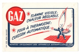 Buvard Gaz Flamme Visible Chaleur Réglable Four à Thermostat Cuisson Automatique - Electricité & Gaz