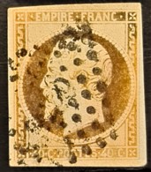 FRANCE 1853 - Canceled - YT 16d - 40c - Orange Foncé - 1853-1860 Napoleon III