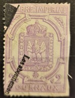 FRANCE 1869 - Canceled - YT 7 - Timbre Des Journaux 2c - Kranten