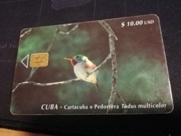 CUBA $10,00 CHIPCARD   Fine Used Card  ** 1659** - Cuba