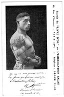 CHARLES RIGOULOT (FRANCAIS) -HALTEROPHILIE- CHAMPION OLYMPIQUE 1920 EXTRAIT DU LIVRE D'OR - Weightlifting