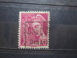 VEND BEAU TIMBRE DE FRANCE N° 416 , MACULAGE A GAUCHE !!! - Used Stamps