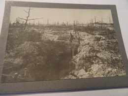Photo Octobre 1915 SOUAIN (Souain-Perthes-Lès-Hurlus, Près Suippes) - Défenses Allemande Au Bois Sabot (A198, Ww1, Wk 1) - Other Municipalities