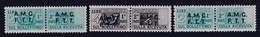 1947 Italia Italy Trieste A PACCHI POSTALI  PARCEL POST 2 Lire (x2) + 4 Lire MNH** - Colis Postaux/concession