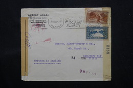 LIBAN - Enveloppe Commerciale De Beyrouth Pour New York En 1944 Avec Contrôle Postal Affranchissement Plaisant - L 59209 - Briefe U. Dokumente