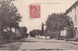 FRANCE  1904  CARTE POSTALE LOIR SUR RHONE  RTE NATIONALE - Loire Sur Rhone