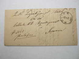 HOLICE    , Klarer Stempel Auf Brief - ...-1850 Vorphilatelie
