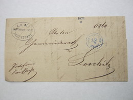 HOHENSTADT     , Klarer Stempel Auf Brief - ...-1850 Préphilatélie