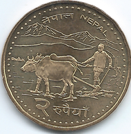 Nepal - VS2063 (2006) - Gyanendra - 2 Rupees - KM1188 - Nepal