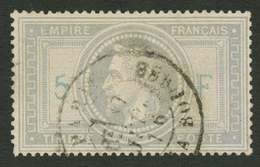 5F EMPIRE (n°33) Obl. Cachet à Date PARIS. Cote 1150€. Signé SCHELLER. TTB. - Other & Unclassified