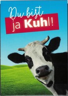 Allemagne Carte Postale CP Postcard WN Journal Imprimé Et Numérique Vache Du Bist Ja Kuhl Tu Est Cool ! - Allemand