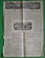 Lisboa - Torre De Moncorvo - Jornal Diário Ilustrado Nº 606 De 1874 - Imprensa. Bragança. - Algemene Informatie