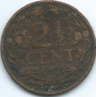 Netherlands - Wilhelmina - 1915 - 2½ Cents - KM150 - 2.5 Cent