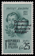 Italia - Comitato Liberazione Nazionale / Fratelli Bandiera 25 C. Verde - BOLOGNA - National Liberation Committee (CLN)