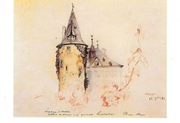 Luxembourg - Victor Hugo , SCHENGEN , 13 7bre 1871 - Plume , Crayon Rouge Et Aquarelle - 2 Scans - Other & Unclassified