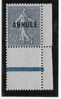 France N°161 - Surchargé ANNULE - Neuf ** Sans Charnière - TB - 1903-60 Sower - Ligned