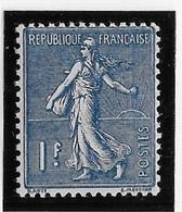 France N°205a - Bleu-noir - Neuf ** Sans Charnière - TB - 1903-60 Semeuse Lignée