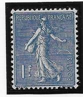 France N°205a - Bleu-noir - Neuf * Avec Charnière - TB - 1903-60 Semeuse Lignée