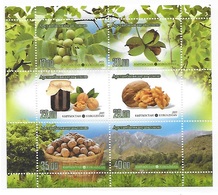 Kyrgyzstan 2013 Walnut Walnuts Nuts Sheet MNH - Kirgizië