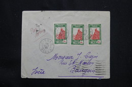 NIGER - Affranchissement Plaisant Sur Enveloppe De Zinder En 1935 Pour La France Par Avion - L 59329 - Covers & Documents