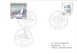 GERMANY Postcard With Handcancel Garmisch-Partenkirchen Olympiaort With Skijump 14.2.94 - Hiver 1936: Garmisch-Partenkirchen