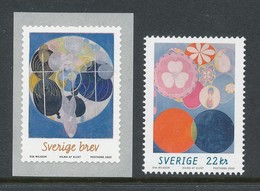 Sweden 2020. Facit # 3328 + 3330b. Hilma Af Klint, Coil + Stamp From SS39 (International Mail). MNH (**) - Neufs