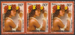 Polynésie Française 1998 N° 569 Colliers Et Coiffes De Fleurs (G6) - Oblitérés