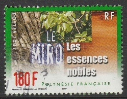 Polynésie Française 2001 N° 649 Arbres Feuillus Indigènes  (G6) - Gebraucht