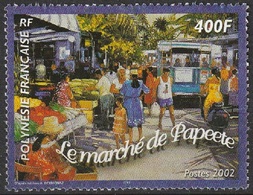 Polynésie Française 2002 N° 673 Le Marché De Papeete (G6) - Gebraucht