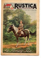 Rustica N 2 Janvier 1953 Le Poney Pie - Jardinería