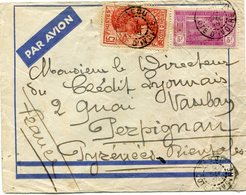 COTE D'IVOIRE LETTRE PAR AVION DEPART TABOU 9 DEC 38 COTE D'IVOIRE POUR LA FRANCE - Lettres & Documents