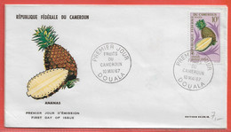 AGRICULTURE ANANAS CAMEROUN FDC DE 1967 - Agriculture