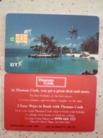 GB UK LOT 3 CARDS IDENTIQUES CARTE A PUCE CHIP CARD PLAGE BEACH THOMAS COOK 5£ UT - BT Allgemeine