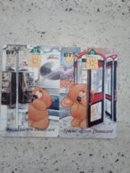 GB UK 2 CARDS CARTE A PUCE CHIP CARD TEDDY BEAR 10TH ANNIVERSARY 2£ UT - BT Algemeen