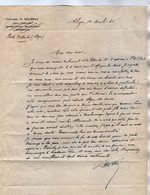 VP17.070 - MILITARIA - Guerre 39 / 45 - Lettre De Mr Le Colonel H. DOLBEAU à ALGER ( Algérie ) - Dokumente