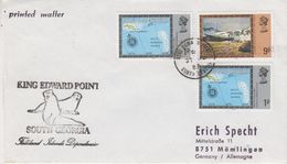 South Georgia 1987 King Edward Point Ca 31 Jl 1987 Cover (47341) - Lettres & Documents