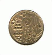 MOLDAVIA - MOLDOVA  -  50 Bani  2005 - Moldavië