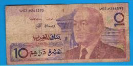 MARRUECOS - MOROCCO -  10 Dirham 1987 Circulado  P-63 - Morocco