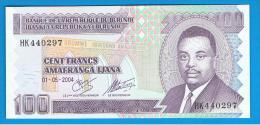 BURUNDI - 100 Francs 2004 SC  P-37 - Burundi