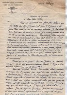 VP17.074  MILITARIA - Guerre 39 / 45 - Lettre De G.BERTRAND Intendant Militaire / Intendance Des Corps De Troupe à DIJON - Documenti