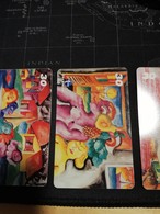 BRAZIL   INDUCTIVE CARDS  Art Cards    7 CARDS    ** 1667 ** - Brésil