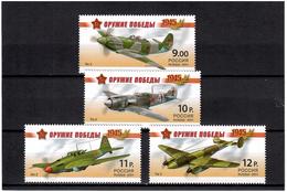 Russia 2011 . Military Aircraft 1945. 4v: 9, 10, 11, 12.  Michel # 1708-11A - Nuovi