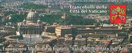 93936) VATICANO Esposizione Internazionale Di Filatelia Italia '98 (5 Esemplari Da 900 L.) - LIBRETTO - 25 Ottobre-MNH** - Libretti
