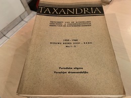 Taxandria - Antwerpse Kempen Heemkunde - Jaargang 1959+1960 1-2 - Oud