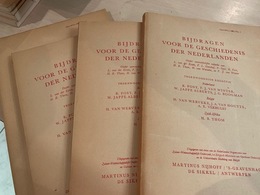 Bijdragen Voor De Geschiedenis Der Nederlanden - 1961 - 4 Stuks - Oud